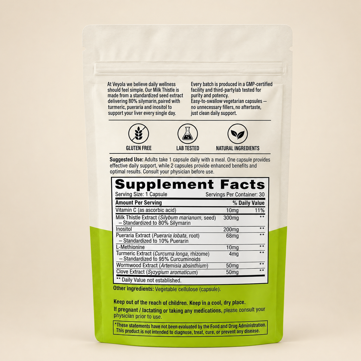 Supplement facts
